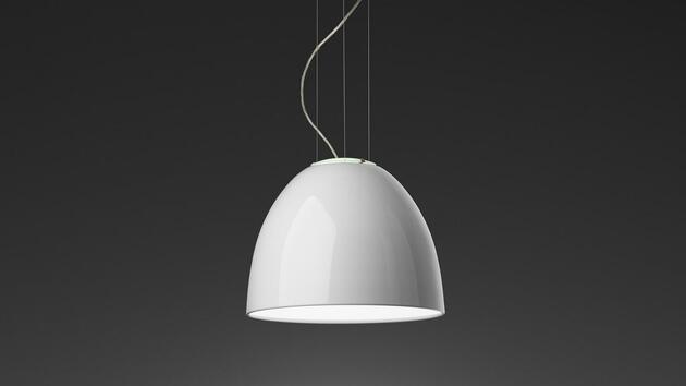 Artemide NUR MINI GLOSS závěs.  halogen 150W černá A244910