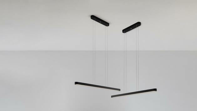 Artemide Talo závěsné LED 90 stmívatelné - matná černá 1922080A