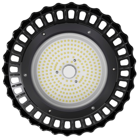 Ecolite SMD refl., 200W, 27000lm, 5000K, IP65, černý HB03-200W