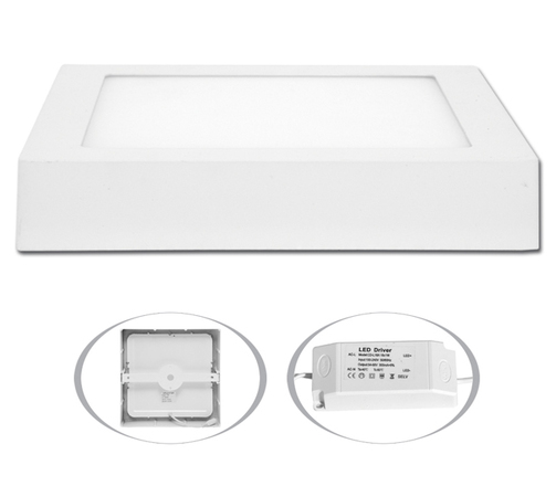 Ecolite SMD panel přisaz.17x17cm, 12W, 2700K, IP20, 860Lm LED-CSQ-12W/2700