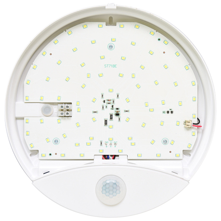 Ecolite Stropní LED sv. s PIR senz., 15W, 1300lm, 4100K, IP44 WHST71-LED