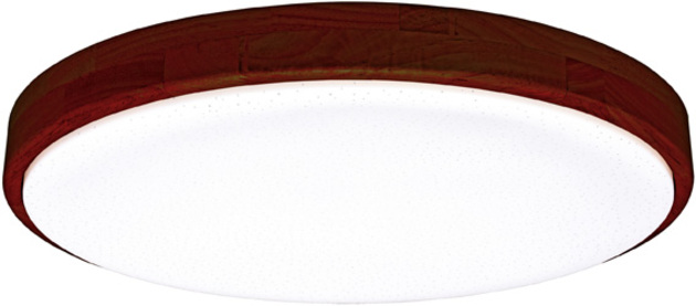 Ecolite LED sv. vč. dálk. ovl., 24W, 42cm, IP20, 1600lm, tm.dřevo WLD400-24W/LED/TD