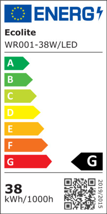 Ecolite LED sv. 38W, 2660lm, CCT, 3000-6500K, IP20 WR001-38W/LED