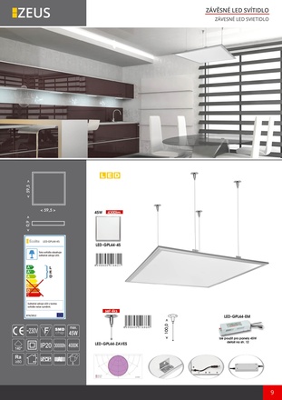 Ecolite Závěs ke svítidlu LED-GPL44 LED-GPL44-ZAVES