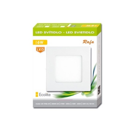 Ecolite SMD panel 30x30cm, 25W, 2700K, IP20, 2240Lm LED-WSQ-25W/2700