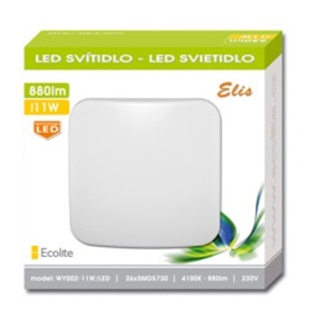 Ecolite LED sv. nástěnné, 22W, 1740lm, 4100K, bílé WY002-22W/LED