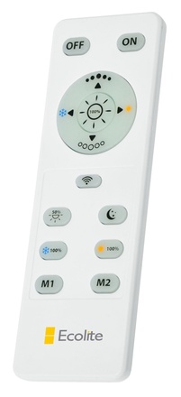Ecolite LED sv. stropní vč. dálk. ovl., 50W, 4100lm, bílé WZSD-50W/LED