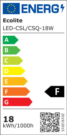 Ecolite SMD panel přisaz.22.5x22.5cm, 18W, CCT, IP44, 1550lm LED-CSQ-CCT/18W/CR