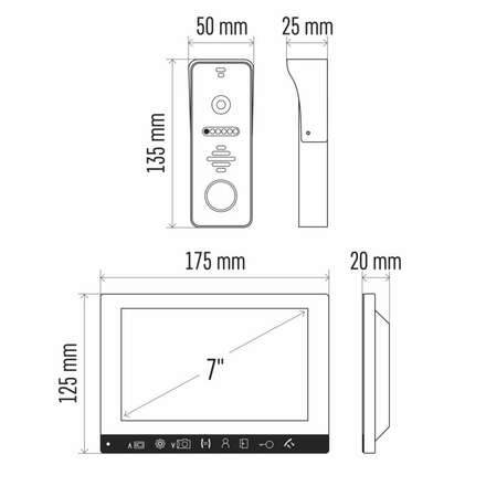 EMOS Sada videotelefonu EMOS EM-10AHD H3010