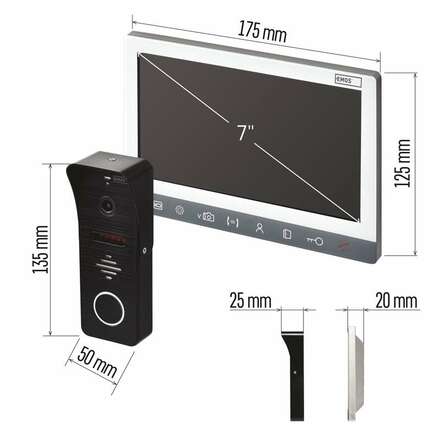 EMOS Sada videotelefonu EMOS EM-10AHD H3010