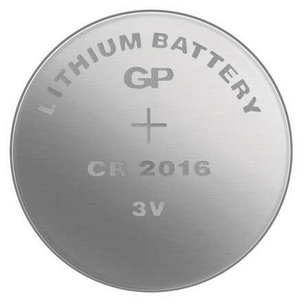 GP Lithiová knoflíková baterie GP CR2016, blistr 1042201615