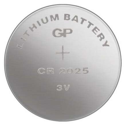 GP Lithiová knoflíková baterie GP CR2025, blistr 1042202515