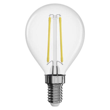 EMOS LED žárovka Filament Mini Globe / E14 / 1,8 W (25 W) / 250 lm / neutrální bílá ZF1201