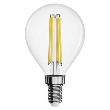 EMOS LED žárovka Filament Mini Globe / E14 / 3,4 W (40 W) / 470 lm / neutrální bílá ZF1221