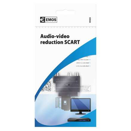 EMOS SCART-3CINCH+SVHS adaptér 1811000200