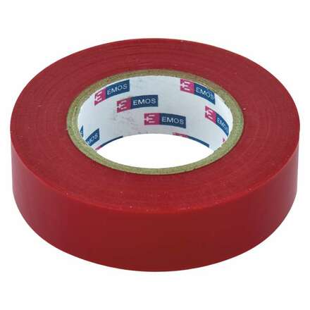 EMOS Izolační páska PVC 19mm / 20m červená 2001192030