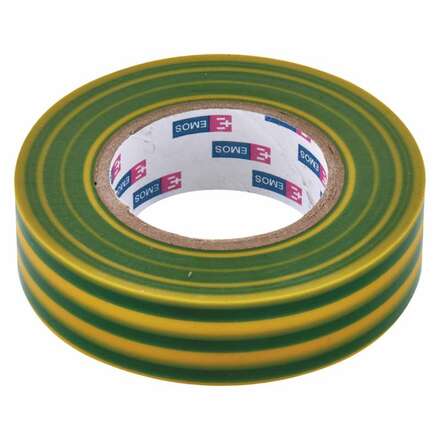 EMOS Izolační páska PVC 19mm / 20m zelenožlutá 2001192050