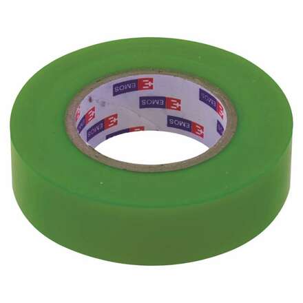 EMOS Izolační páska PVC 19mm / 20m zelená 2001192090