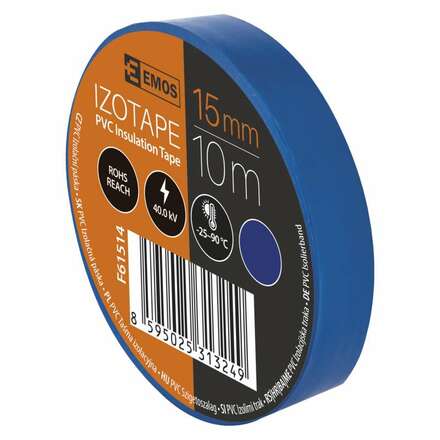 EMOS Izolační páska PVC 15mm / 10m modrá 2001151040
