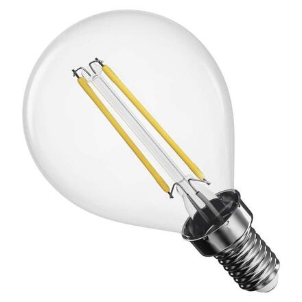 EMOS LED žárovka Filament Mini Globe / E14 / 1,8 W (25 W) / 250 lm / neutrální bílá ZF1201