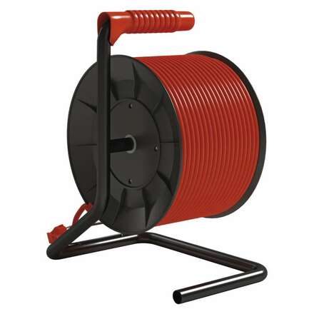 EMOS PVC prodl. kabel na bubnu s vypínačem – 4 zás., 50m, 1,5mm2 1908045020