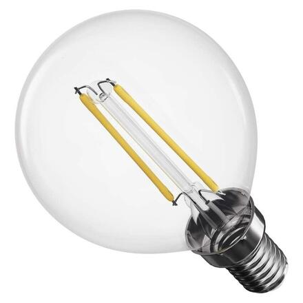 EMOS LED žárovka Filament Mini Globe / E14 / 1,8 W (25 W) / 250 lm / neutrální bílá ZF1201