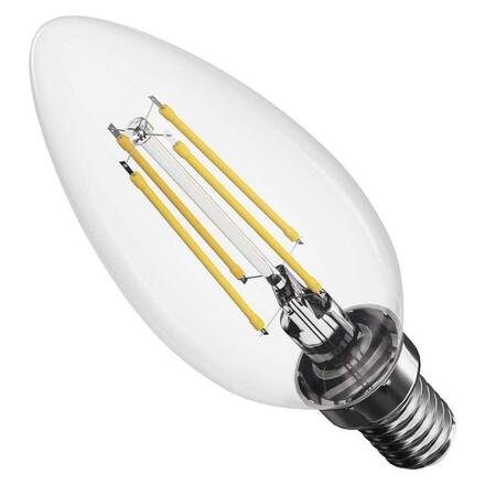 EMOS LED žárovka Filament svíčka / E14 / 6 W (60 W) / 810 lm / neutrální bílá ZF3241