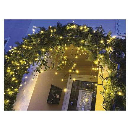 EMOS LED vánoční rampouchy, 3,6 m, venkovní i vnitřní, teplá bílá, programy D4CW01