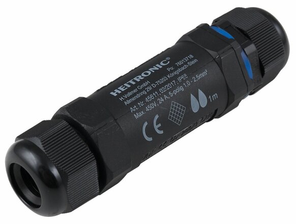 HEITRONIC kabelová spojka 5 pólová IP68 45611