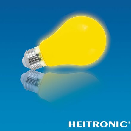 HEITRONIC LED žárovka A60 žlutá E27 4W 17043