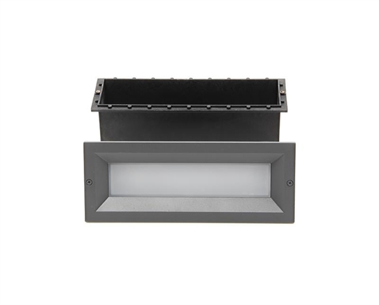 Light Impressions Deko-Light vestavné svítidlo do zdi Alwina II 100-240V AC/50-60Hz 13,00 W 3000 K 600 lm 250 mm tmavěšedá 763024