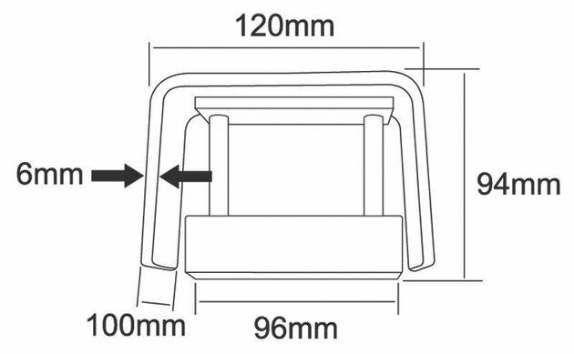 VÝPRODEJ VZORKU Light Impressions KapegoLED kryt Crateris I dřevo bílý dub 930199