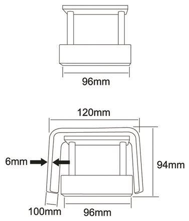 VÝPRODEJ VZORKU Light Impressions KapegoLED nástěnné přisazené svítidlo Crateris I 220-240V AC/50-60Hz 8,80 W 3000 K 545 lm 96 mm bílá 341170