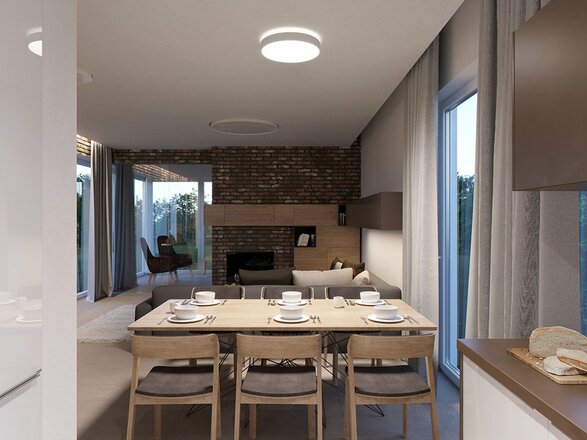 LED2 RINGO 60 P/N, W 54+6W 3000K DALI/PUSH