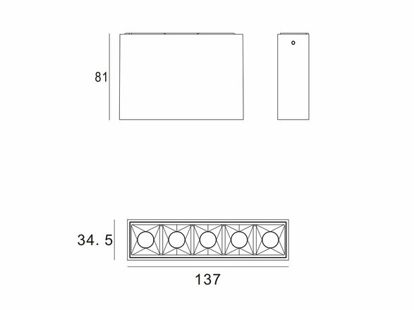 LED2 1251131 LINEAR ON 5, W STROPNÍ BÍLÉ 1251131