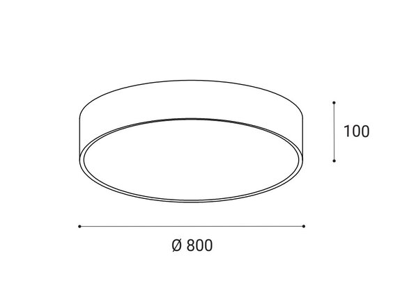 LED2 MONO 80, B 100W 2CCT 3000K/4000K - DALI/PUSH - stmívatelné 1271453D