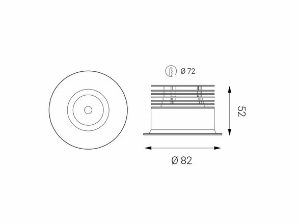 LED2 SPOT C, B ZÁPUSTNÉ ČERNÉ 4000K 2150643