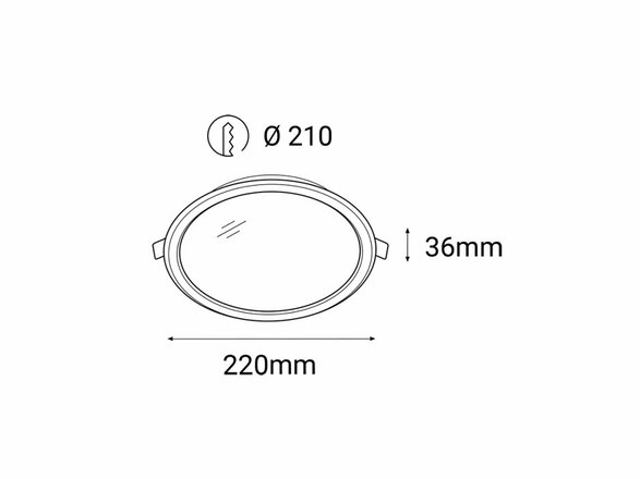 LED2 2190431 EASY-R, L 18W 3000K 2190431