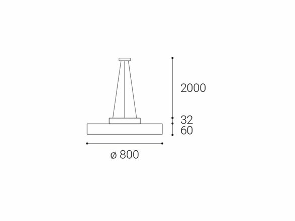 LED2 3111433D RINGO 80 P/N-Z DIM, B 70+6W 3000K 3111433D