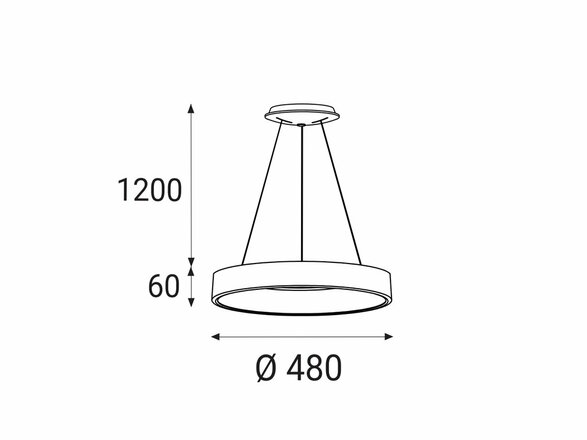 LED2 BELLA 48 P-Z, W 40W 2CCT 3000K/4000K - ON/OFF - nestmívatelné 3270351