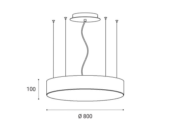 LED2 MONO 80 P-Z, B 100W 2CCT 3000K/4000K - DALI/PUSH - stmívatelné 3271453D