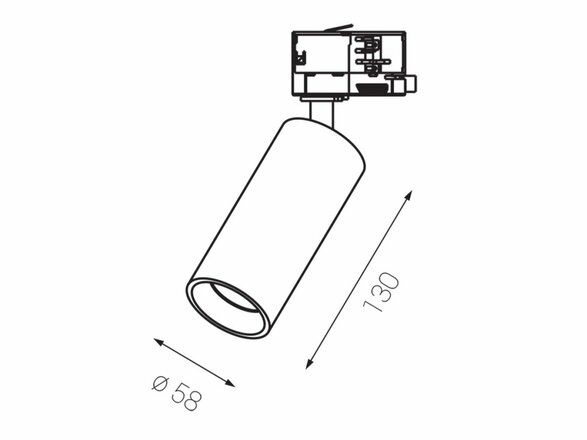 LED2 RENO, W 10W 3000K BÍLÉ LIŠTOVÉ 6090231