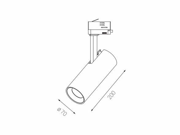 LED2 MATRIX 2, W 20W 3000K BÍLÉ LIŠTOVÉ 6090431