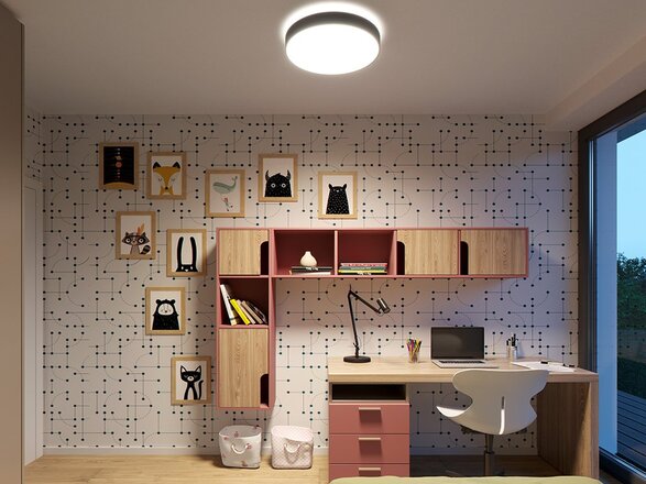 LED2 RINGO 35 P/N, B 34+6W 3000K DALI/PUSH