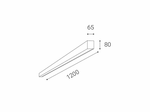 LED2 LINO 120 P, B ON/OFF - nestmívatelné 1310353