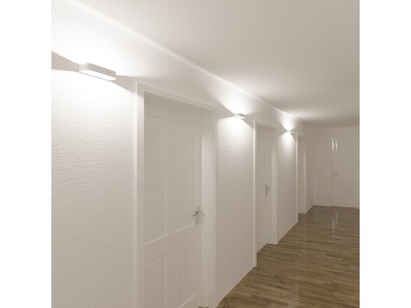 VÝPRODEJ VZORKU LED2 WALL, R NÁSTĚNNÉ BÍLÉ 4100231