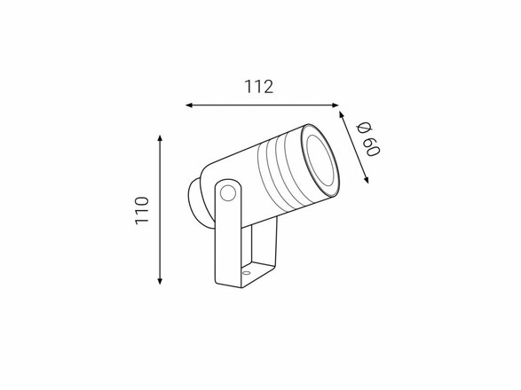 LED2 NAVY, A REFLEKTOR ANTRACITOVÉ IP54 5131204