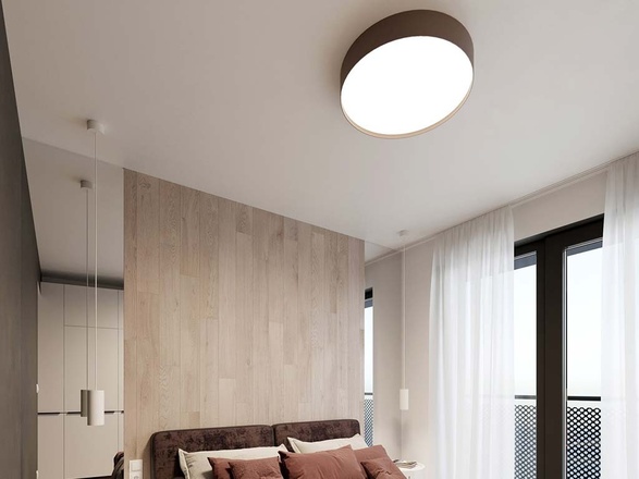 LED2 1272558 ROMO 60, CF 50 2CCT 3000K/4000K STROPNÍ KÁVOVÁ VÝPRODEJ VZORKU