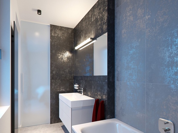 LED2 1070735 QUADRA 60 LED 12W NÁSTĚNNÉ CHROM IP44 1070735