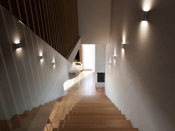 LED2 FLAT L, A NÁSTĚNNÉ ANTRACITOVÉ IP54 5131134